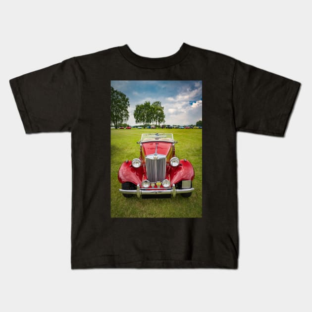 MG Classic Car 1953 Kids T-Shirt by Adrian Evans Photography